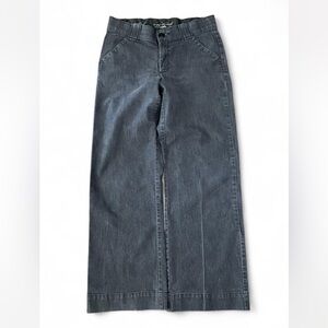 Lee— Women's Dark Gray no gap waistband Flare Jeans